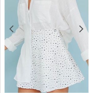 Verge Girl stars mini skirt